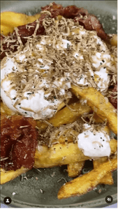 Trüffel Pommes mit Burrata & Bacon 🤤🤤🤤